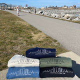 OUR CITY Buffalo Skyline Embroidered Sweatshirt (black thread)