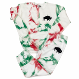 OG Splatter Buffalo Holiday Crew or Pants-youth & adult