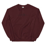 OUR CITY Buffalo Skyline Embroidered Sweatshirt (black thread)