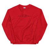 OUR CITY Buffalo Skyline Embroidered Sweatshirt (black thread)
