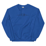 OUR CITY Buffalo Skyline Embroidered Sweatshirt (black thread)