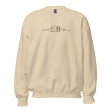 OUR CITY Buffalo Skyline Embroidered Sweatshirt (black thread)