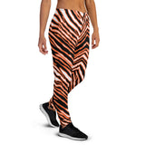 Black, Orange, and White Women's Joggers