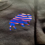 Black Pocket Buffalo Toddler & Youth Crews