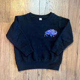 Black Pocket Buffalo Toddler & Youth Crews