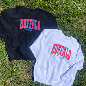 Buffalo Football Corded Crew