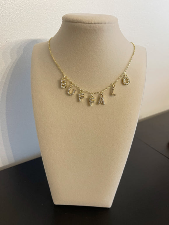 Buffalo Pave Necklace