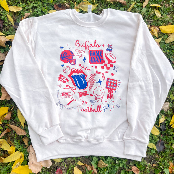 Buffalo Game Day Collage Crew-Adult & Youth