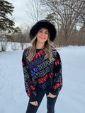 Buffalo on Repeat Sequin Sweatshirt