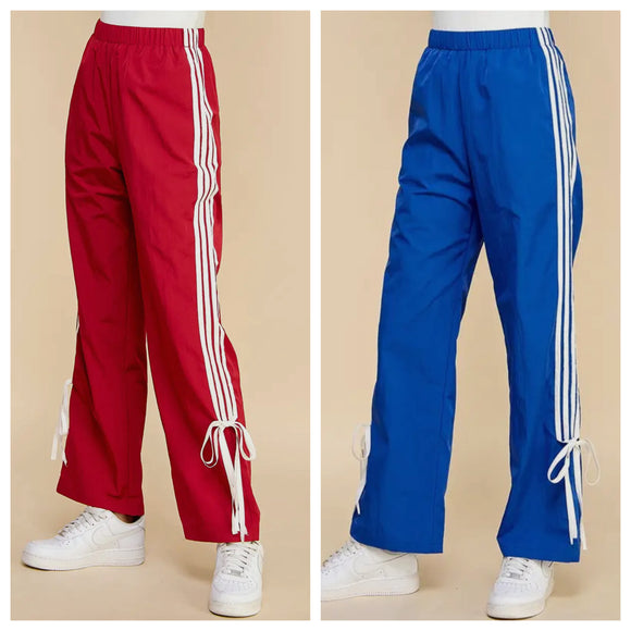 Varsity Stripe Bow Pants