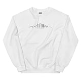 OUR CITY Buffalo Skyline Embroidered Sweatshirt (black thread)