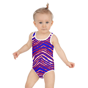Buffalo Zubz Print Toddler & Kids Swimsuit