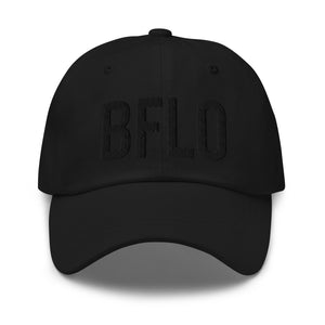 Classic BFLO Dad hat (black font)