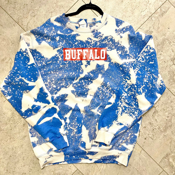 Buffalo is Supreme Bleached Crew