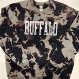 Black on Black Buffalo Bleached Sweatshirt