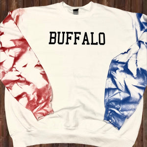 Buffalo Colorblock Sleeves Splatter Crews