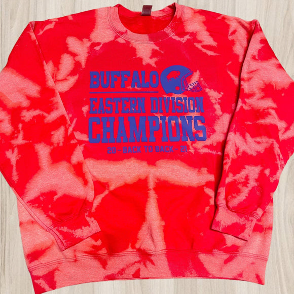 East Champs Red Bleached Crew