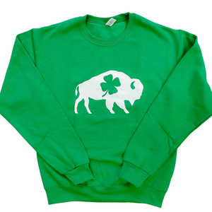 Shamrock Buffalo Solid or Bleached Crew