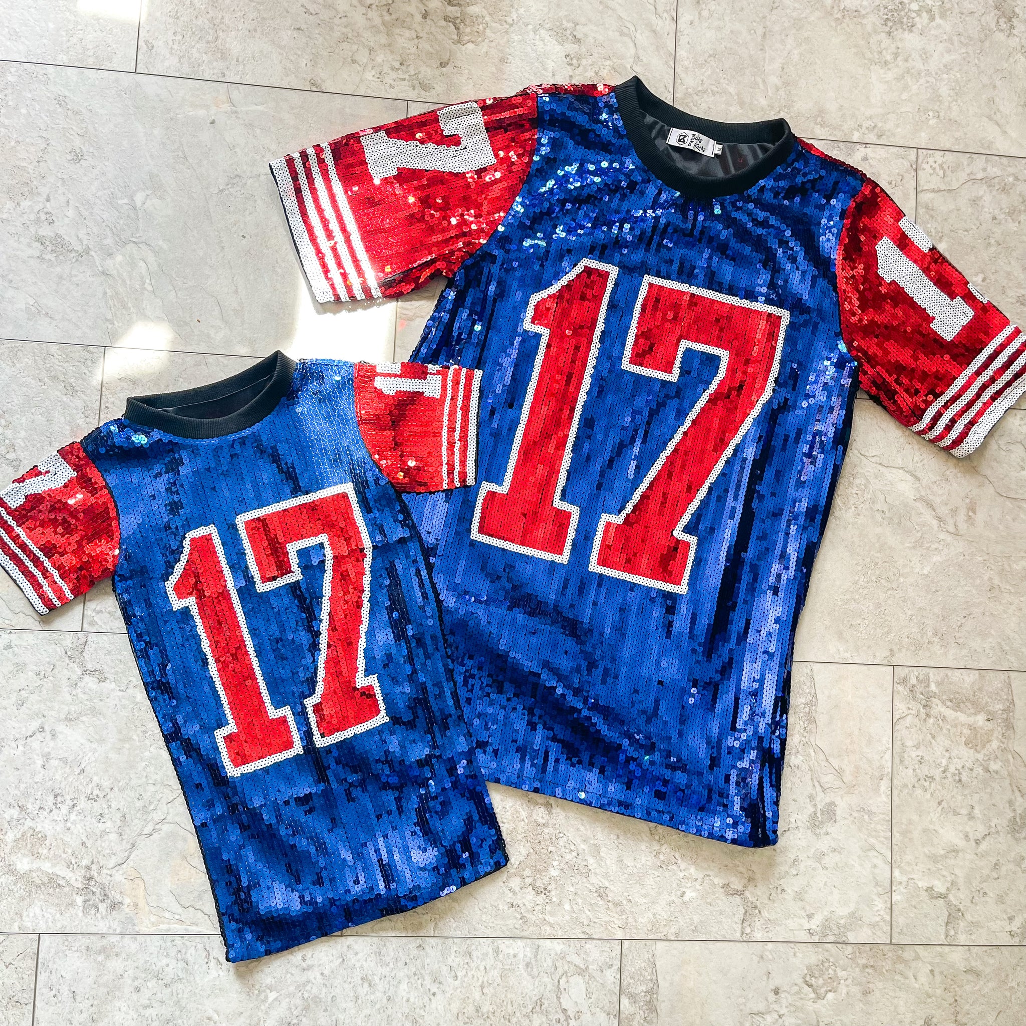 Kids 17 Sequin Jersey Bubs & Keeks Kids 17 Sequin Jersey Bubs & Keeks