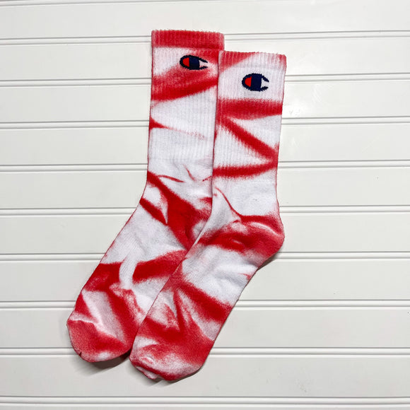 Red Splatter Socks