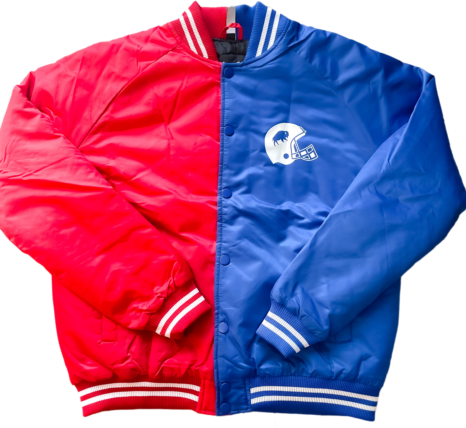 Half Half Varsity Bomber Jacket Preorder Bubs Keeks