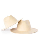Mommy & Me Flat Brim Hat in Ivory