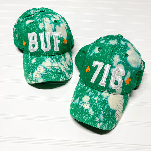 Buffalo Irish Bleached Dad Hats